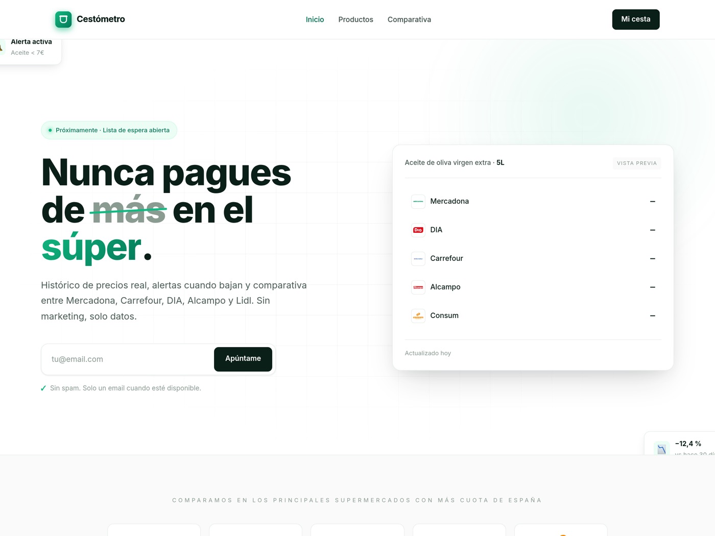 Avance de cestometro.com
